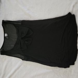 Black tank top